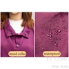 Waterproof Long Sleeved Women's Apron Gown Cover For  Fashionable Cooking In The Kitchen Oil Stand Collar Neck  Pet Work Clothes 3