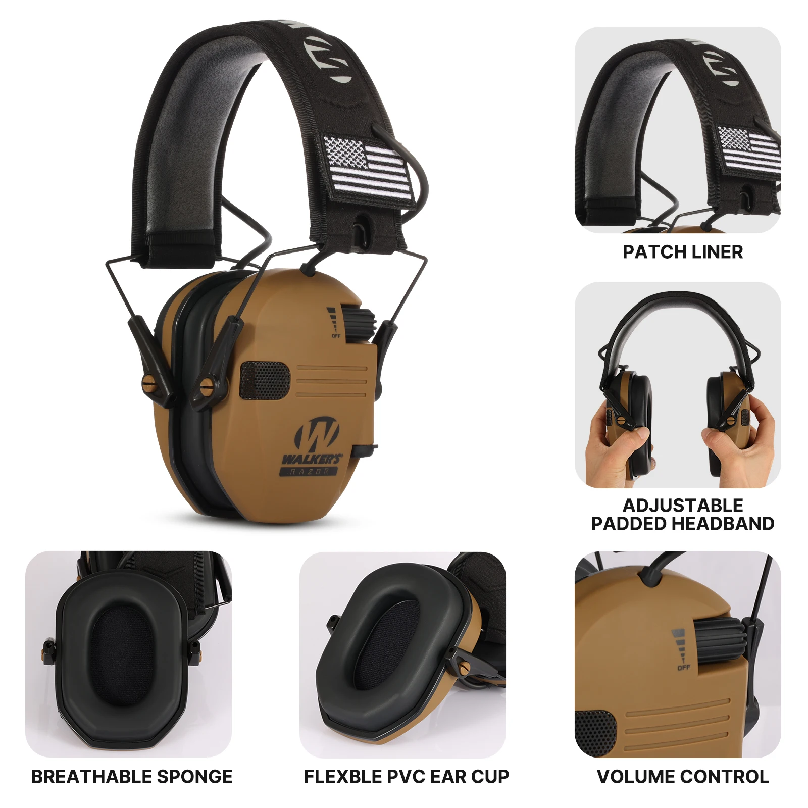 Casque anti-bruit SPORTTAC - Noire/Rouge PELTOR