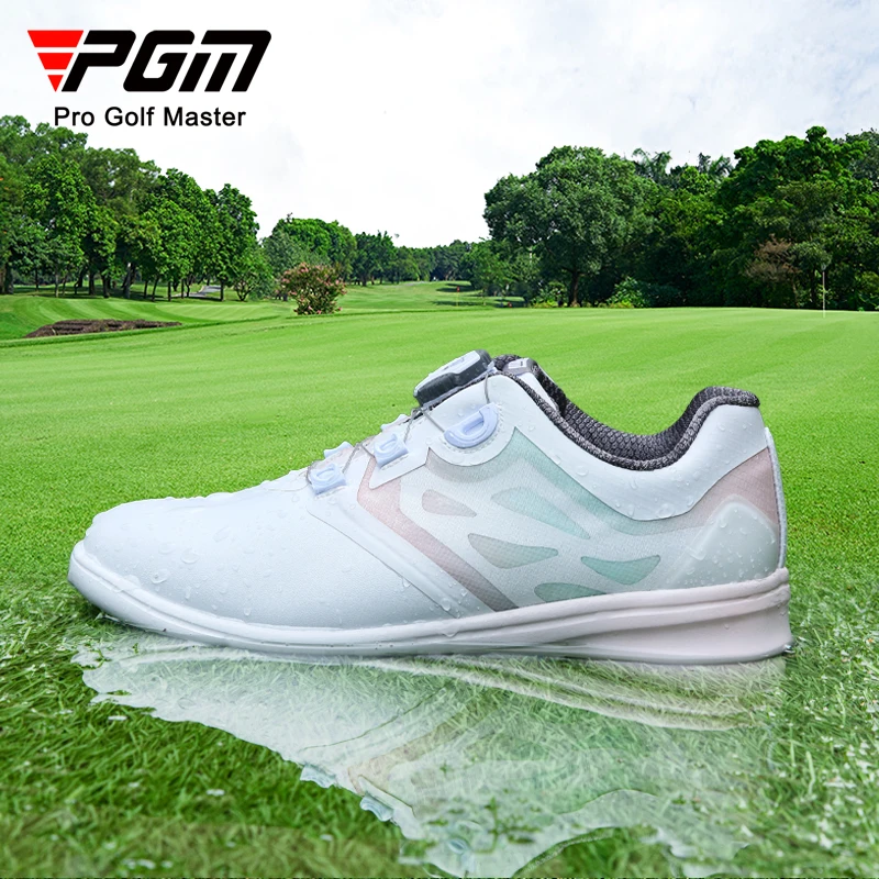 

PGM golf women's shoes Sports women's sneakers small white shoes non-slip knob LACES Golf shoes manufacturers direct sales