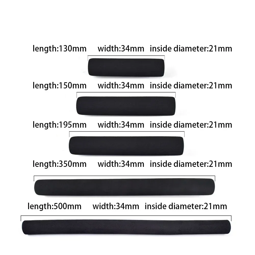 2 PCS Bicycle Handlebar Grips Cover 130/150/195/350/500mm Sponge anti-slip Handle Bar Grips Kits Bike MTB Handlebar Tube parts bicycle handlebar grips bike handlebar grips bike handle grips