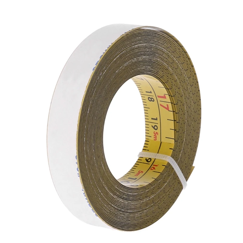 

M6CF Miter Track Tape Measure Self Adhesive Metric Steel Ruler Miter Saw Scale