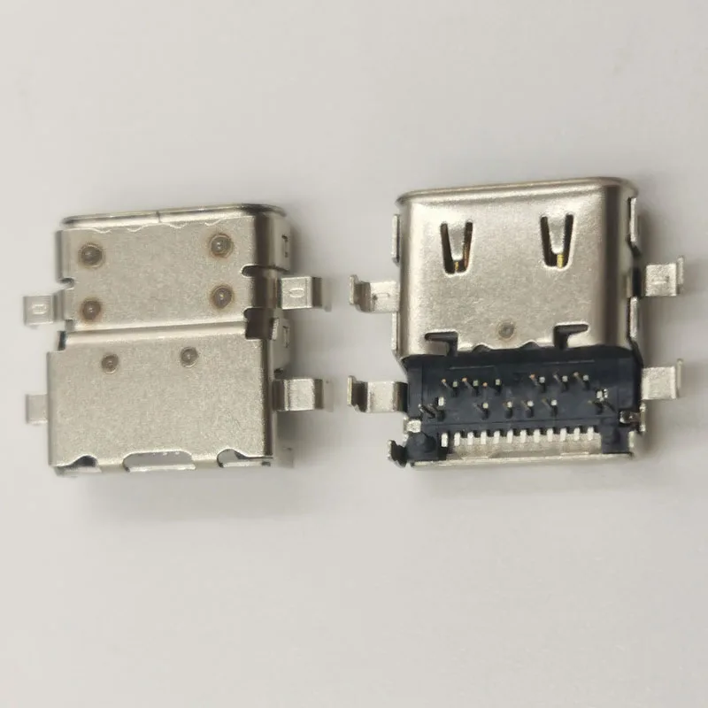 10-50 Pz Per Lenovo ThinkPad R14 L14 E14 E15 L15 Gen2 USB Type-C Porta Di Ricarica 24pin Femmina Presa Connettore Jack Di Alimentazione - Foto 2