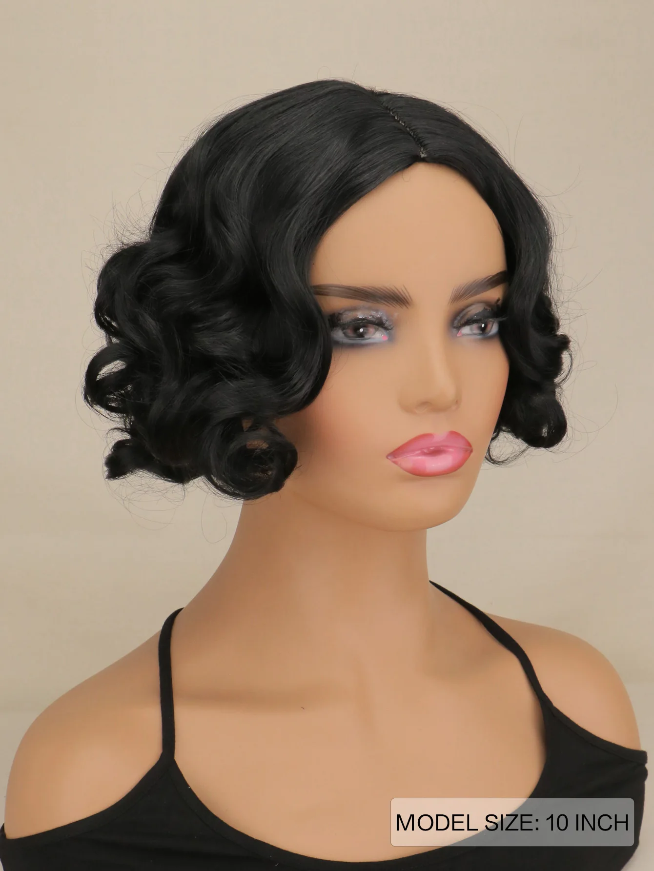 Short Curly Wigs with Middle Part for Women Synthetic Wig Princess Cosplay Wig for Halloween Party Christmas Costume synthetic wig halloween wig