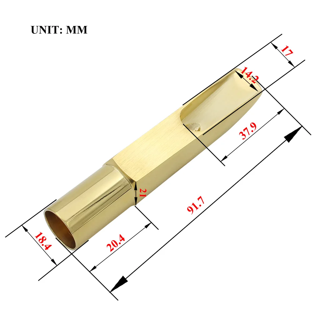 Description Picture 5 of itemAlto Saxophone Mouthpiece 5C 6C 7C 8C Mouth Pieces Ligature Clip Professional Woodwind Musical Instrument Accessories Sax Parts
