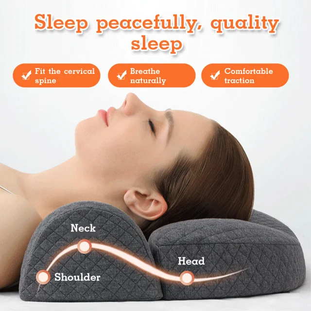 Új Memóriahab Párna Puha Memória -Lepattanó Párnák Nyak Védelem Lassú Visszapattanás Alvó Gyógyító Pihenés