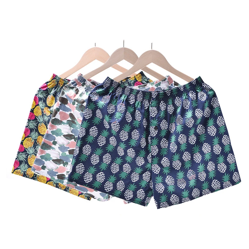 

Men Printed Casual Shorts High Waist Loose Pocket Aro Pants Breathable Sweatpants Board Shorts Swimwear Homewear Sleep Bottoms