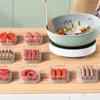 Frozen Meat Preservation Box Refrigerator Food Retain Freshness Transparent Storage Jar Home Kitchen Vegetable Storage Organizer 5