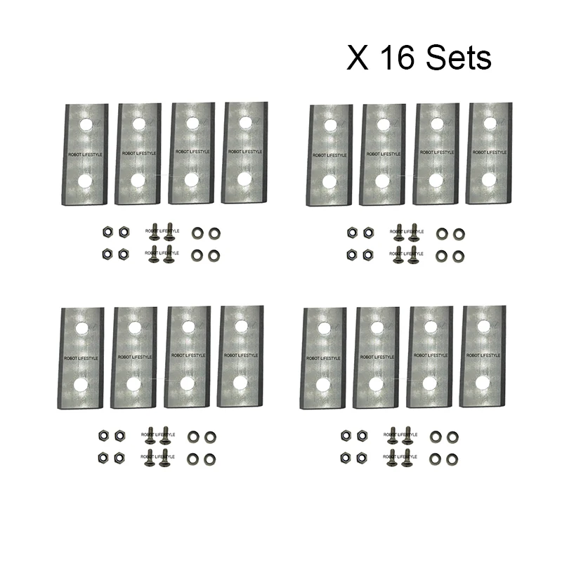 

Original robotic grass cutter blades, 16 Sets blades for robot lawn mower H750 / E1600 / E1800 / E1800S