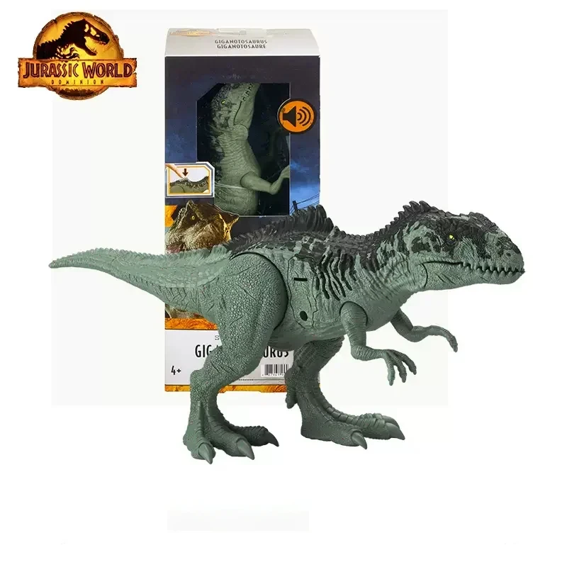 Jurassic World Sound Surge 12-Inch Indominus Rex Dinosaur Figure Movable Joints Strike & Chomp Action Dinosaur Toys Boy Toys