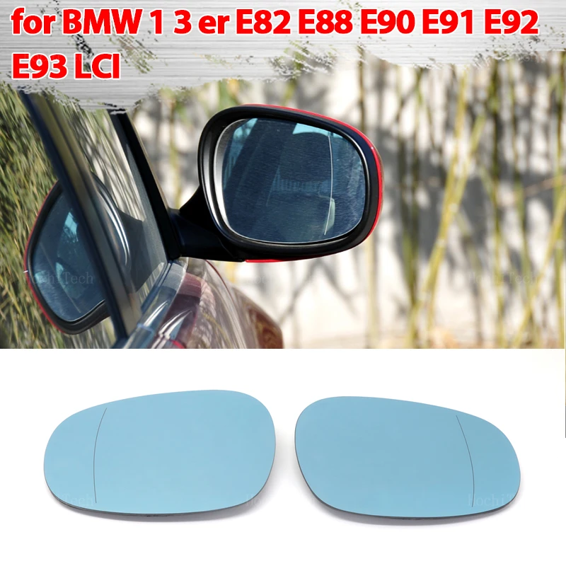 

Door Wing Rearview Mirror Glass Side Mirror Lens Heated Side Mirror Glass for BMW 1 Series 3 Series E82 E88 E90 E91 E92 E93 LCI