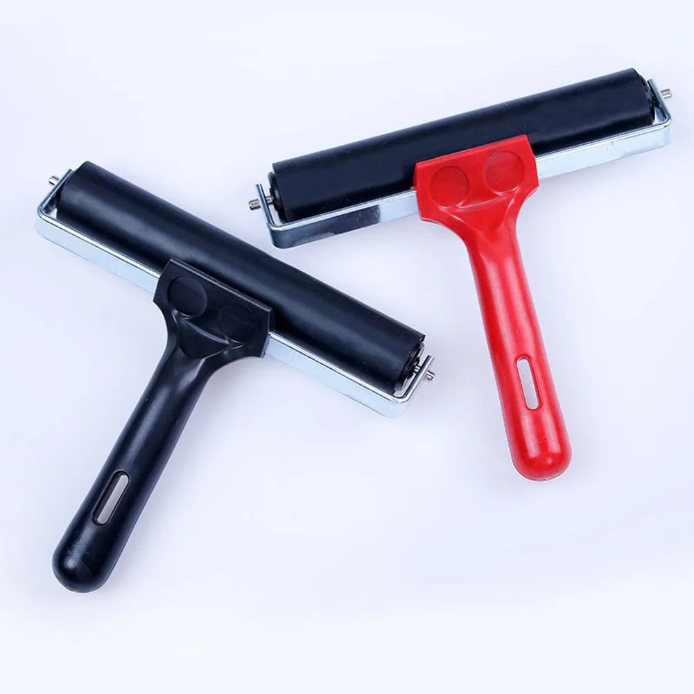

6/10/15cm Printmaking Rubber Roller Soft Brayer Craft Projects Ink And Stamping Tools Print Rollers Construction Hand Tool