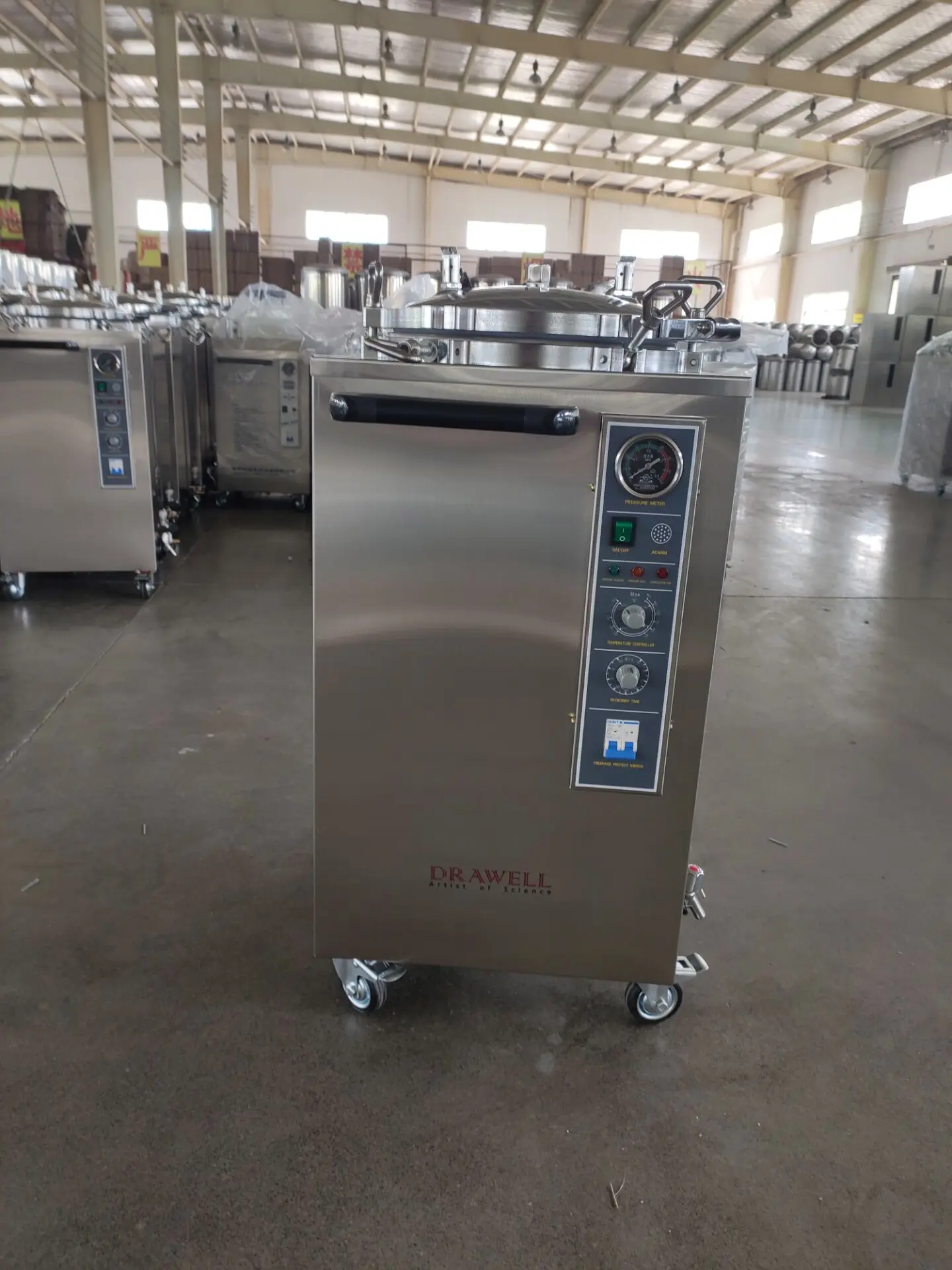 DW-B50L Steam Sterilizer Vertical Autoclave Machine High Temperature Sterilizer Automatic Autoclave
