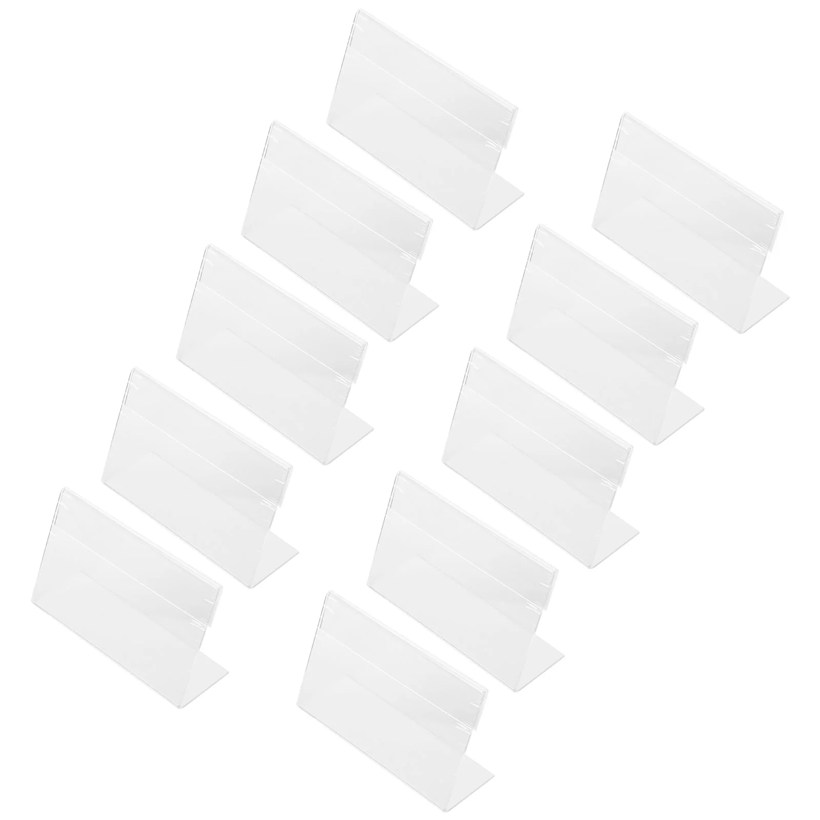 

Transparent Acrylic Price Tag Display Stands L Shape Display Stands Price Tag Shelf Label Shelf Table Price Tag Tray