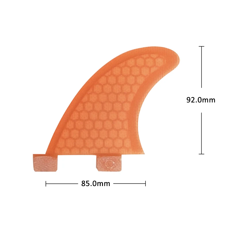 UPSURF-FCS Twin Fins GL Surfboard Fins Honeycomb Fiberglass Double Tabs Base Rear Fins Surfing Board Accessories