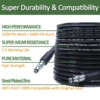 10m High Pressure Car Washer Water Cleaning Hose Pipe Cord High Pressure Washer Extension Hose Water Hose for Patriot Daewoo 2