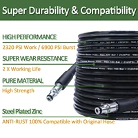 10m High Pressure Car Washer Water Cleaning Hose Pipe Cord High Pressure Washer Extension Hose Water Hose for Patriot Daewoo 2