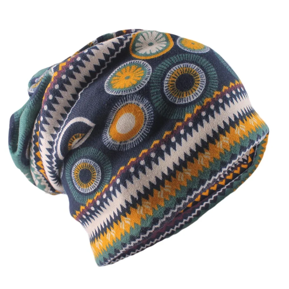 Neue Stil Mode Frauen Herbst Frühling Warme Mützen Skullies Hut Für Mädchen Tanzen Outdoor Sport Hüte Casual Floral Beanies Motorhaube – Detail 5