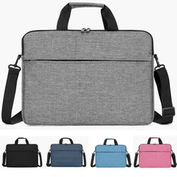 Funda impermeable para ordenador portátil, bolso de hombro para Macbook Air Pro, maletín para hombre y mujer, 14, 13,3 pulgadas, 15,6