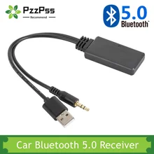 PzzPss Bluetooth 2022 Universal Car Wireless Bluetooth Receiver USB 3.5mm Aux Media Bluetooth 5.0 Music Player Audio Adapter