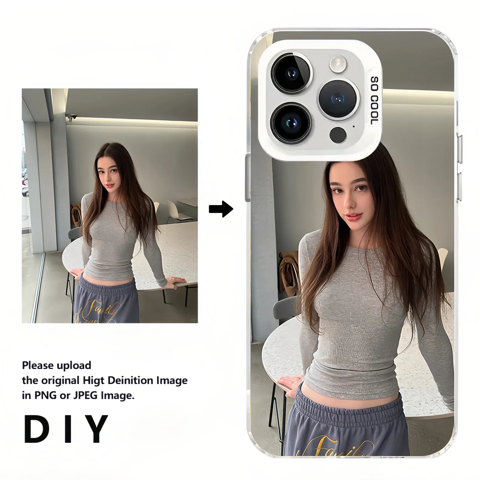 Personalized IMD Shockproof Phone Case - DIY Photo Design