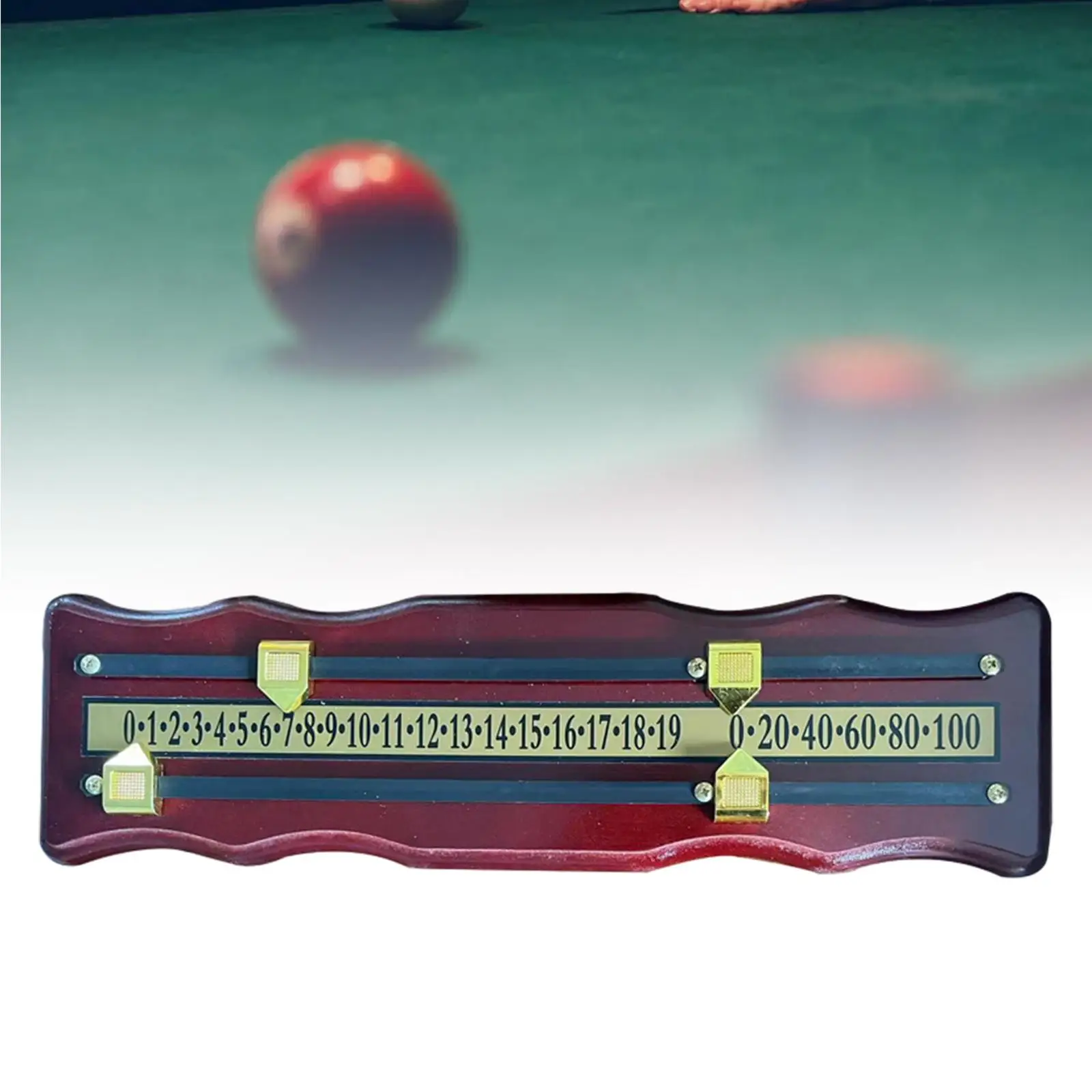 

Shuffleboard Wall Mounted Scoreboard Tabletop Games Supplies Portable Scoring Wooden Snooker Billiard Score Board Score Keeper