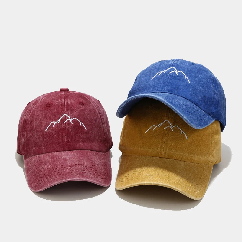 2024 New Mountain Range ricamo uomo donna berretti da Baseball Snapback