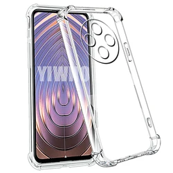 Airbag Transparent Shockproof Phone Case with Protective Lens and Soft TPU Back for Redmi A4
