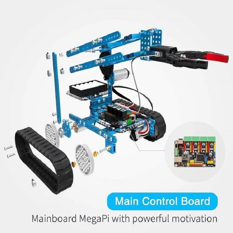 Makeblock mBot Ultimate 10-in-1 Coding Robot Kit, STEM Toys Compatible with Arduino/ Scratch 2.0, Programmable Robotics Kits