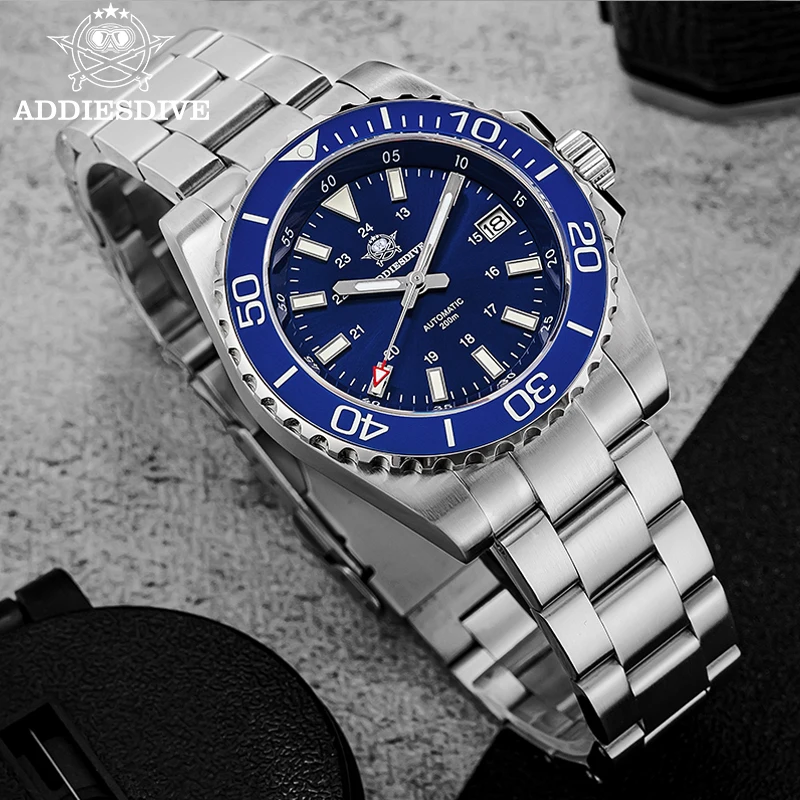 ADDIESDIVE New NH35 Automaic Mechanical Watch Luxury