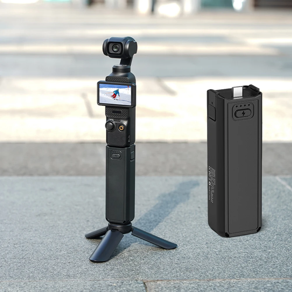 DJI 포켓 3 배터리 수명 컨트롤러 10W 5000mAh 휴대용 고속 충전 충전기 연장봉 (PO3050) DJI 포켓 3 카메라용