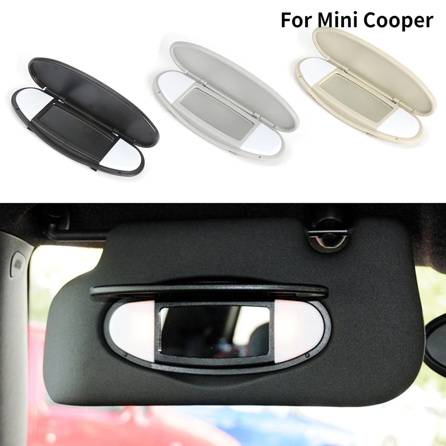 

Для Mini Cooper автомобильный солнцезащитный козырек, чехол для зеркала для макияжа, чехол для BMW MINI R50 R55 R56 R60 2007-2014 51167366950