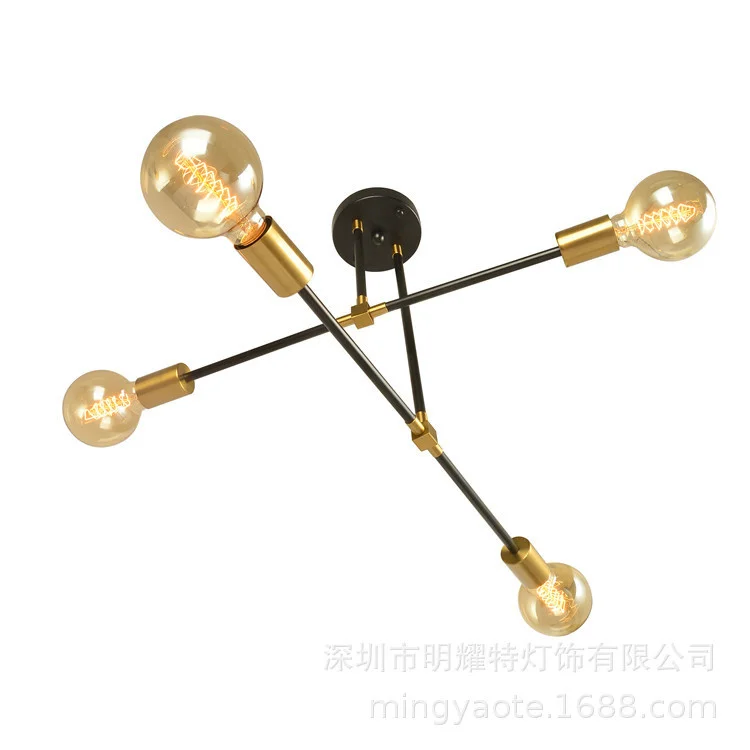 Bola de Vidro Decorativos para Casa Lâmpada do Vintage Moderno Ferro Casa Deco Itens Luxo Designer Lustres Teto Led 5 Computers & Electronics