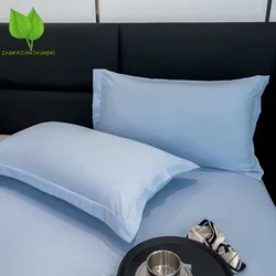 2Pcs Bed Pillowcase Solid Color Comfortable Pillow Cover For Bed Throw Car Sofa Cushion Cover Home Pillow Case 48x74cm