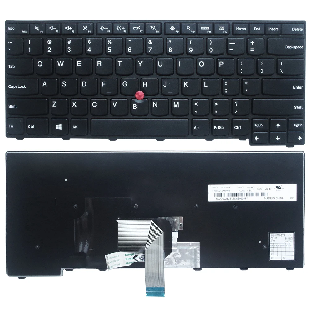 Teclado para Lenovo Ibm T440s T440p T440 E431 T431s E440 L440 Eua Teclado do Portátil sem Luz de Fundo Novo - Imagem 6