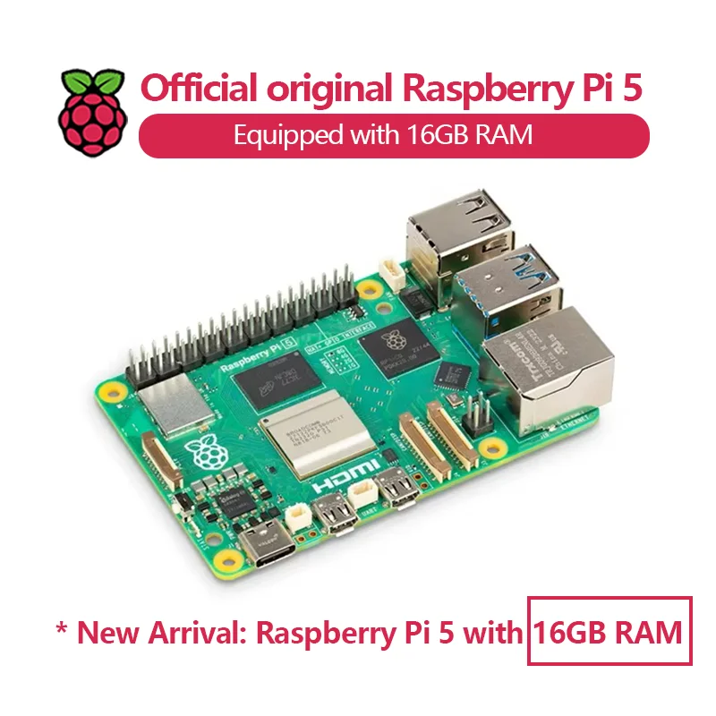 Official original Raspberry Pi 5 with 16GB RAM