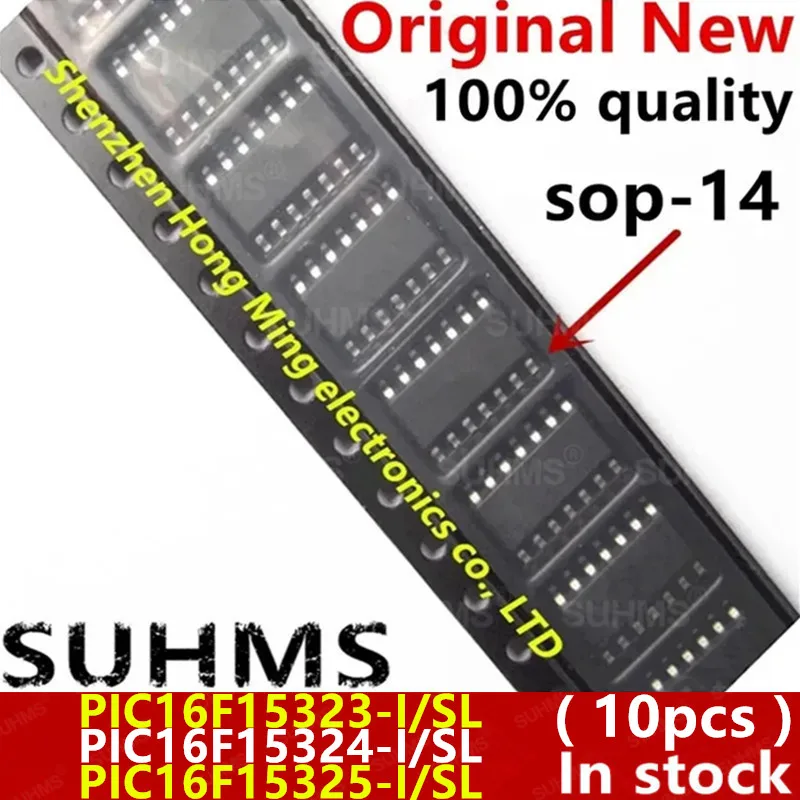 

(10piece)100% New PIC16F15323 PIC16F15324 PIC16F15325 PIC16F15323-I/SL PIC16F15324-I/SL PIC16F15325-I/SL SOP-14 Chipset