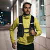 Functional Tactical Vest Reflective Storage Phone Bag with Pocket & Extra Storage Chest Bag Backpack Vest for Cycling Running 6