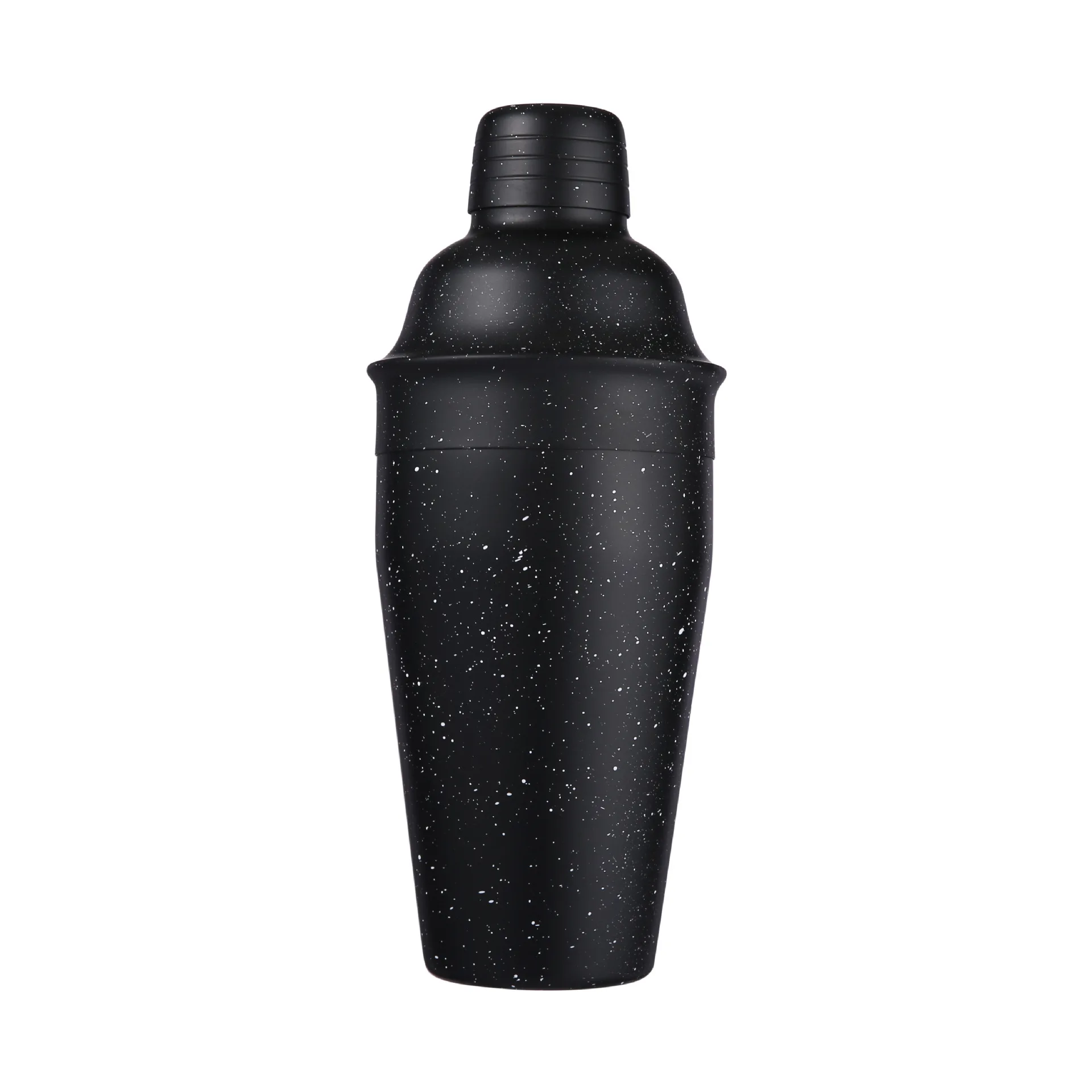 DEOUNY Black Cocktail Shaker 3 Sets Stainless Steel Boston Cocktail Cup Shak Cup Bartender Bar Double Headed Measuring Jigger