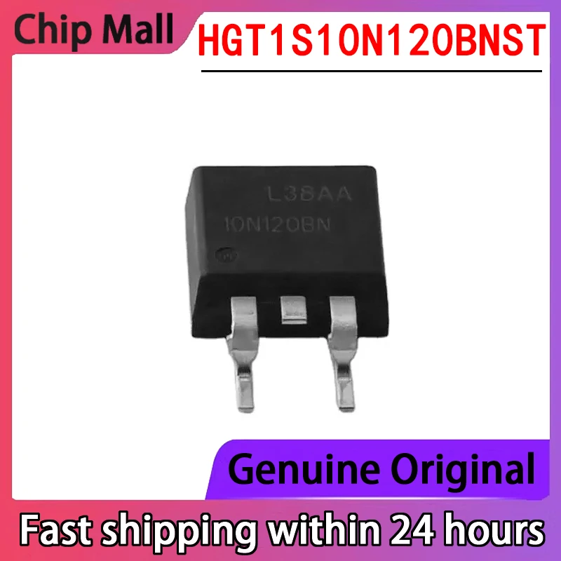 

1 шт., новинка, HGT1S10N120BNST, трафаретная печать 10N12 0BN посылка TO-263 бтиз трубка/модуль, оригинальный запас