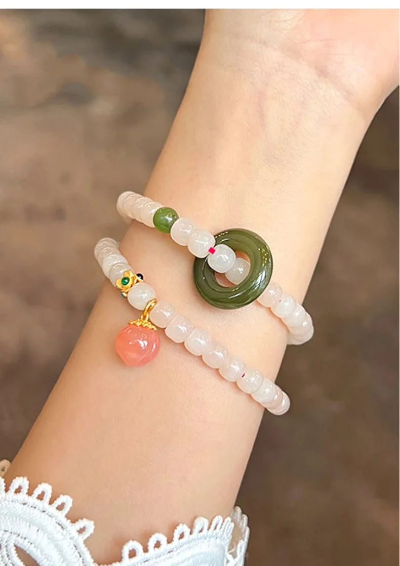 Natürliche Hetian Jade Luxus Qualität Mode Schmuck Exquisite Elegante Einfache High-grade Armband Sexy Junge Mädchen Edlen Schmuck – Detail 14
