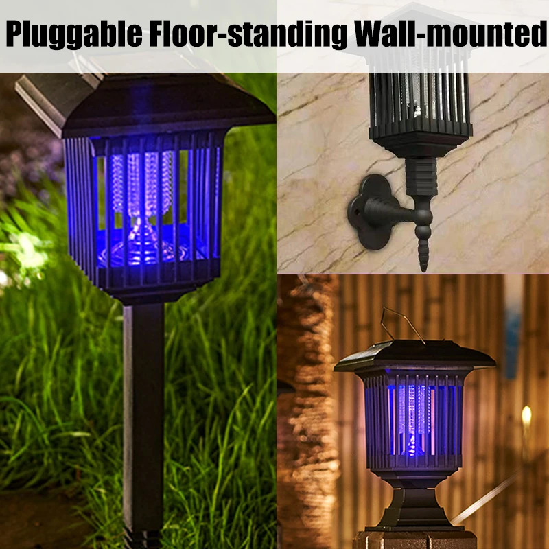 Oudoor Solar Powered Mosquito Killer Lamp Portable Radiationless Mosquito Repellent Mute Insect Trap Mosquitoe Eliminator mosquito killer lamp mosquito lamp insects repeller