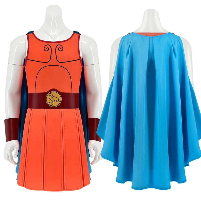 映画ヘラクレスコスプレ衣装大人子供男性男の子トップマントベルト男性