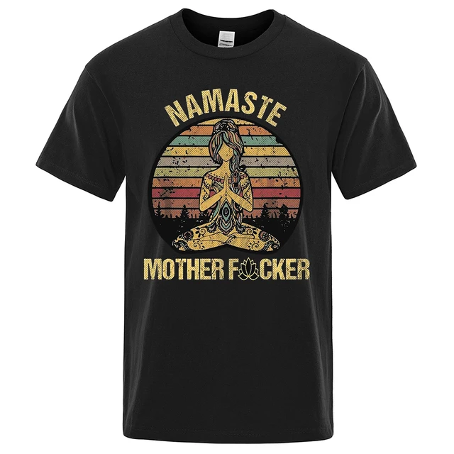 독특하고 반항적이면서도 편안한 Namaste Mother Explicit 빈티지 티셔츠