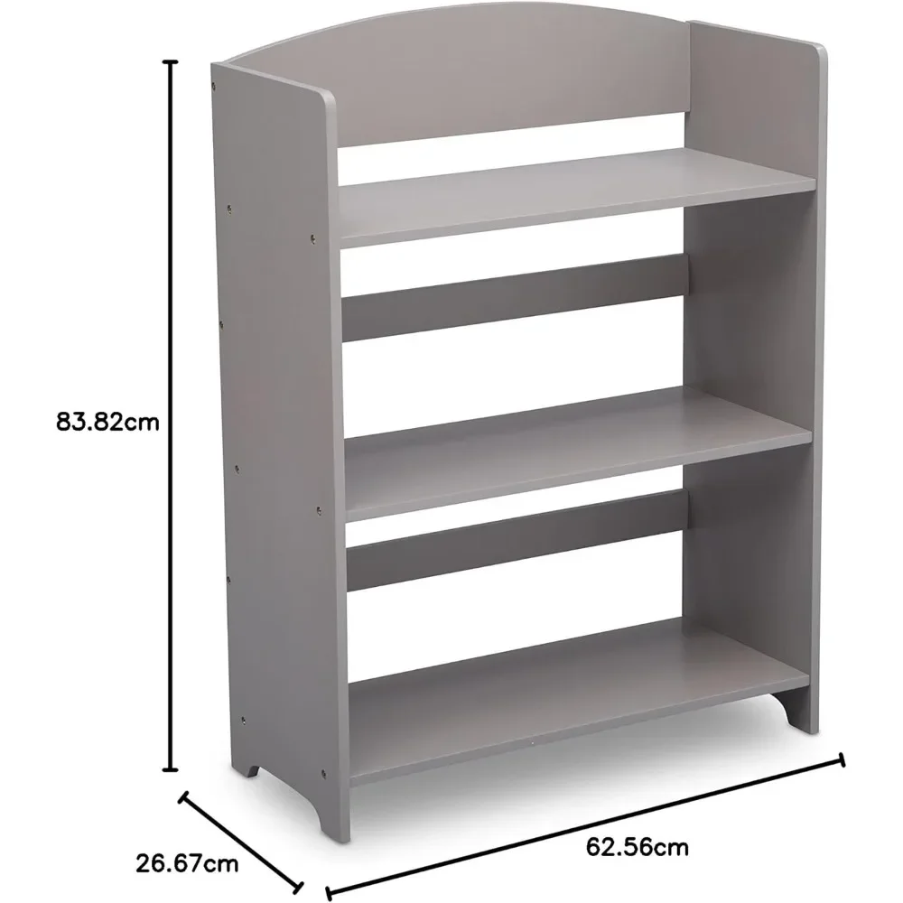 Children's Bookcases, MySize Bookshelf - Greenguard Gold Certified, Grey 2