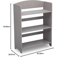 Children's Bookcases, MySize Bookshelf - Greenguard Gold Certified, Grey 2