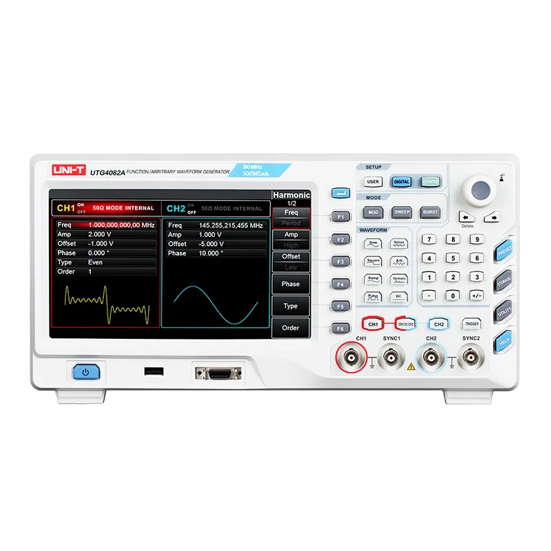 

UNI-T UTG4202A function / arbitrary waveform generator 200MHz sine wave output function generator