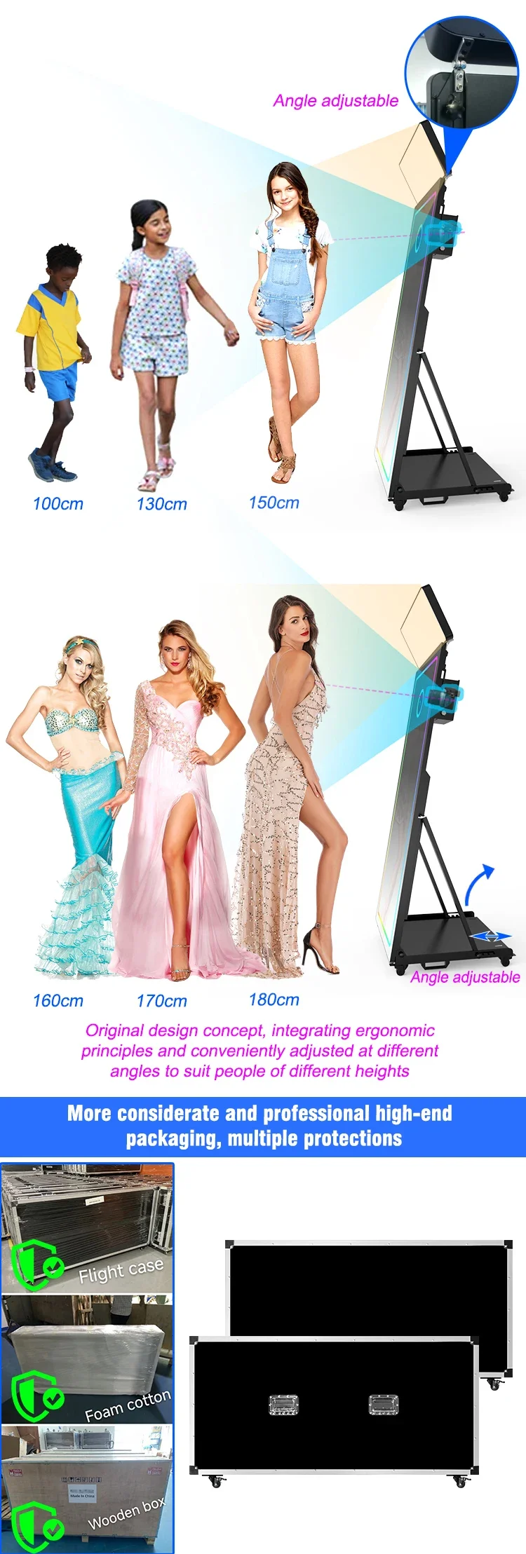 65’ Magic Interactive Selfie Photo Mirror Booth Machine Party or Wedding,Commercial Rental Photography Scf0b9479a5ab4369858796a5c1c3119c4