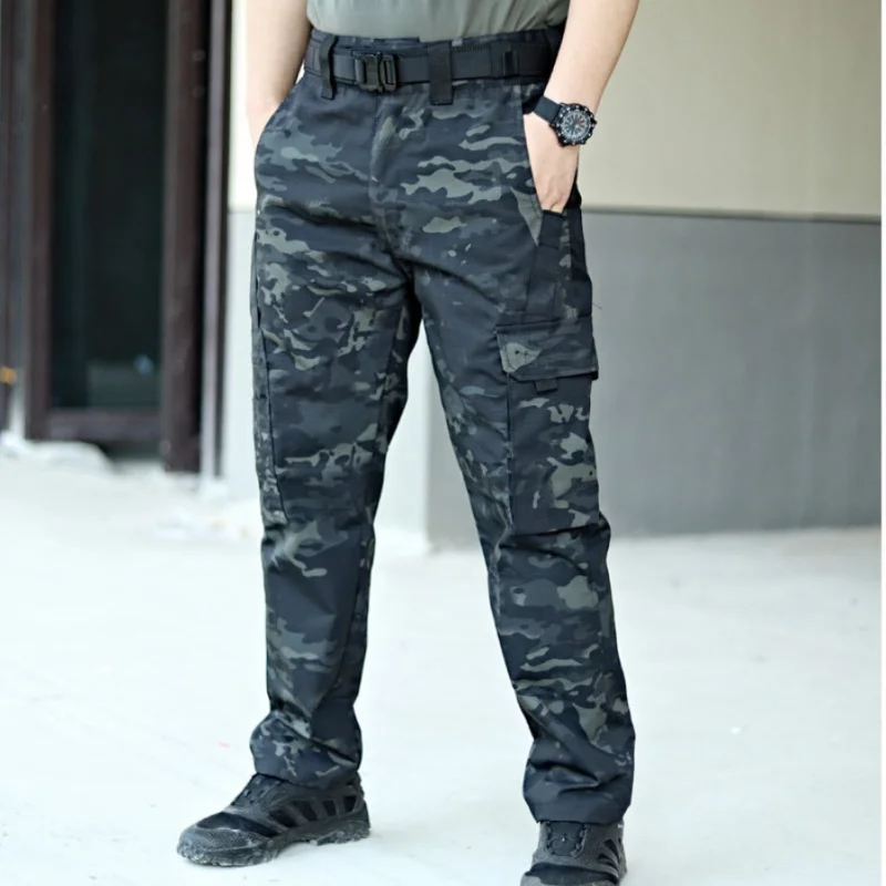 Tactical Pants Men Waterproof Pants Men Combat Trousers Outdoor Multi-pocket Wear-resistant Cargo Pant