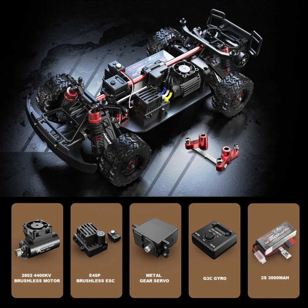 Mjx Hyper Go 14211 Brushless Rc Car 1/14 4WD High Speed Off