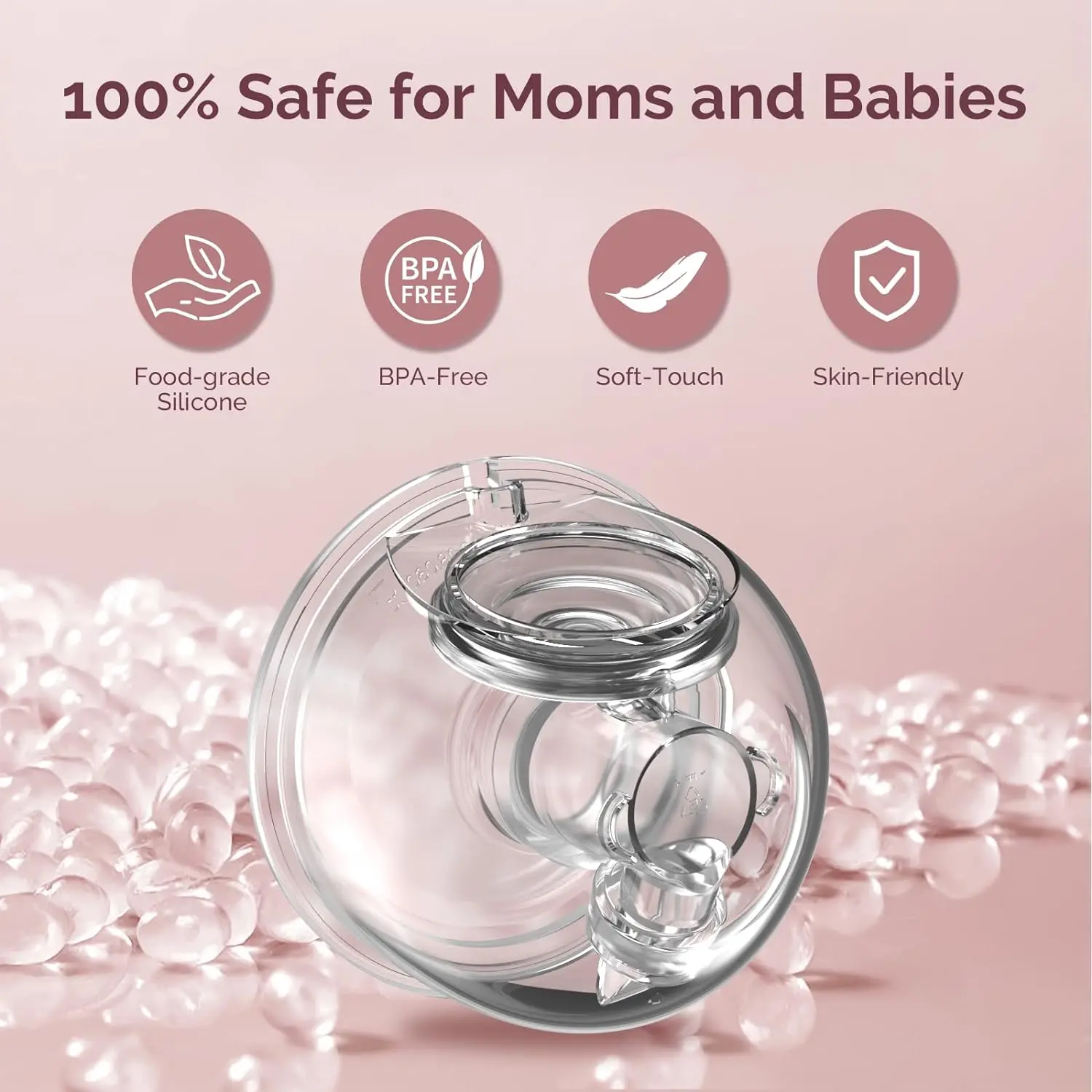 Wearable Breast Pump Milk Collector Cup Accessories, Breast Pump Milk Collector Compatible with S9/S10/S12 Breast Pump 5